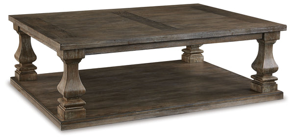 Johnelle - Rectangular Cocktail Table - Gray