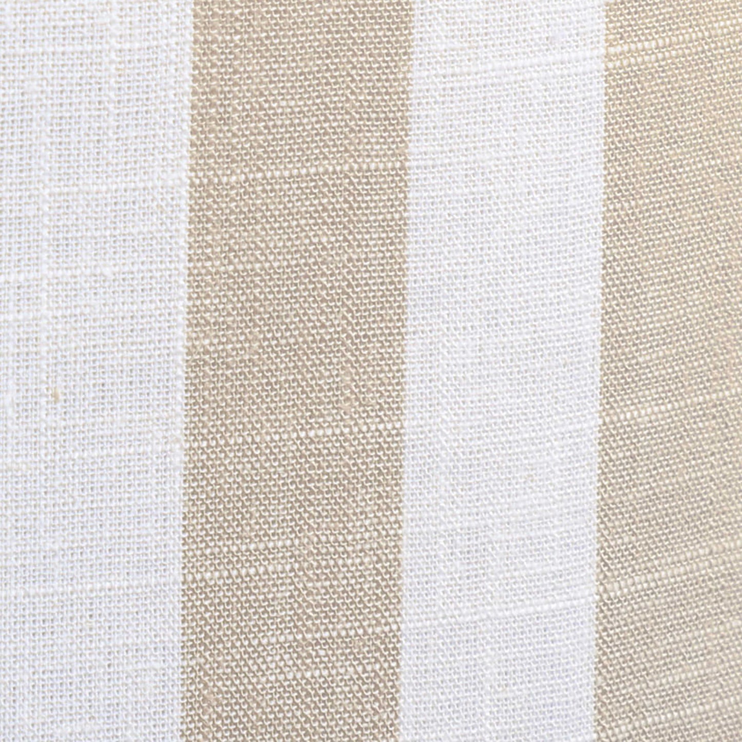 Dex - Striped Linen Ottoman