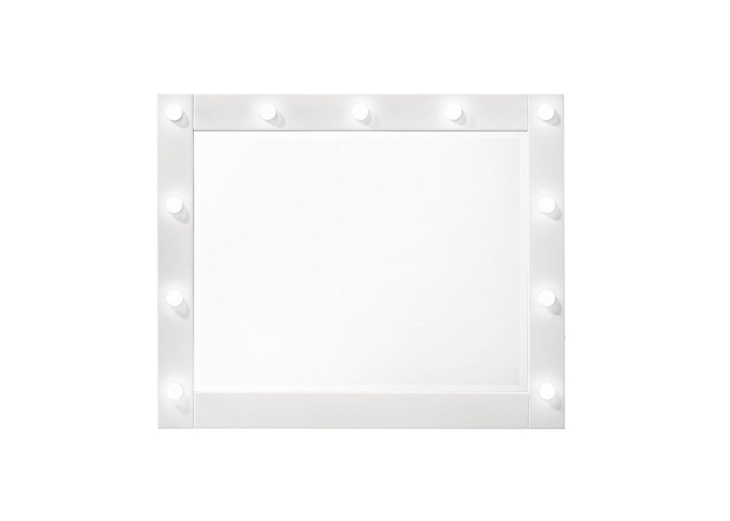 Avery - Vanity Set (With LED Luxo Mirror) - White