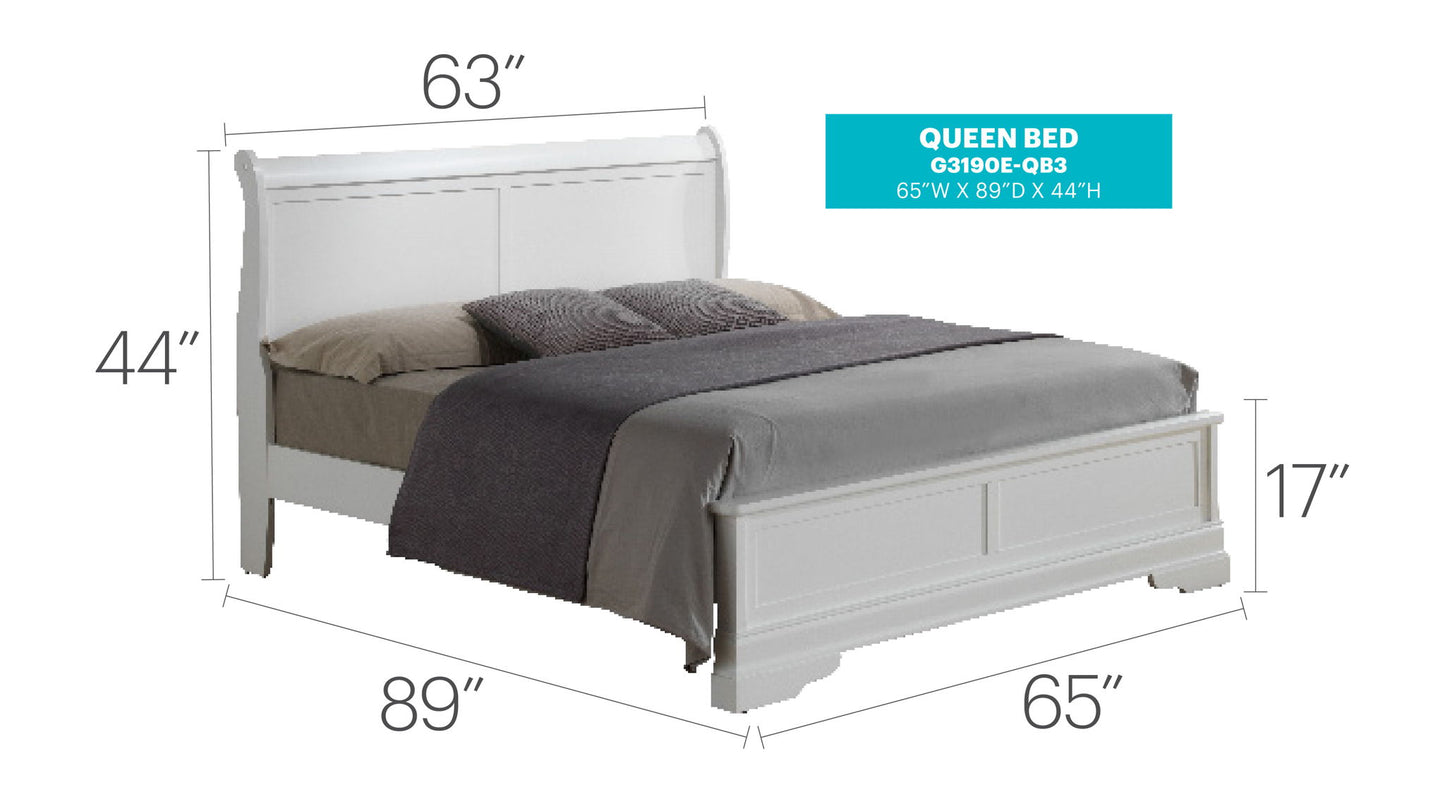 Glory Furniture - Louis Phillipe - Bed