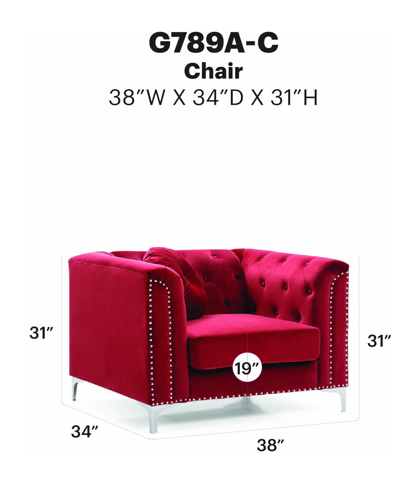 Glory Furniture - Pompano - Chair