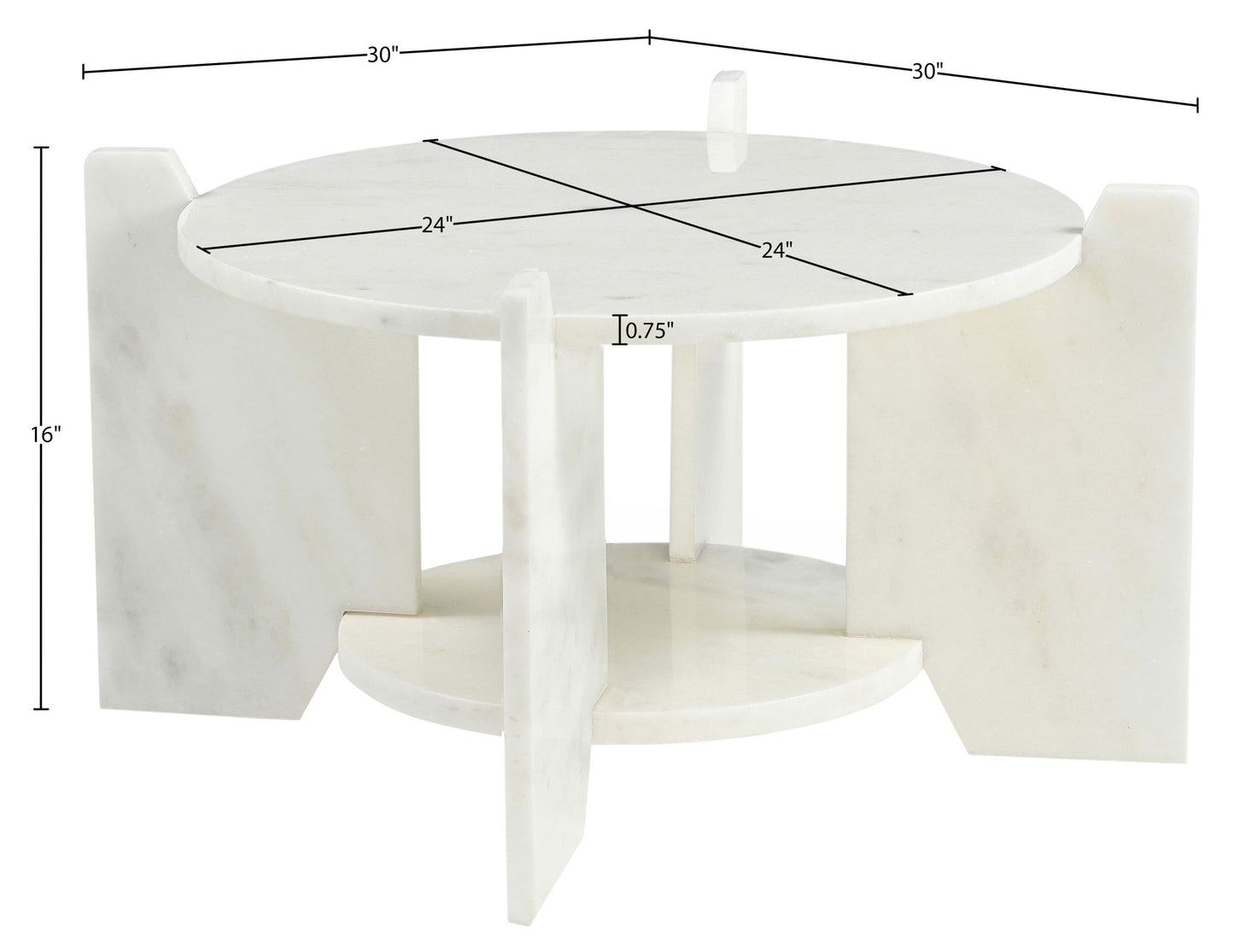 Soriano - Genuine Marble Table