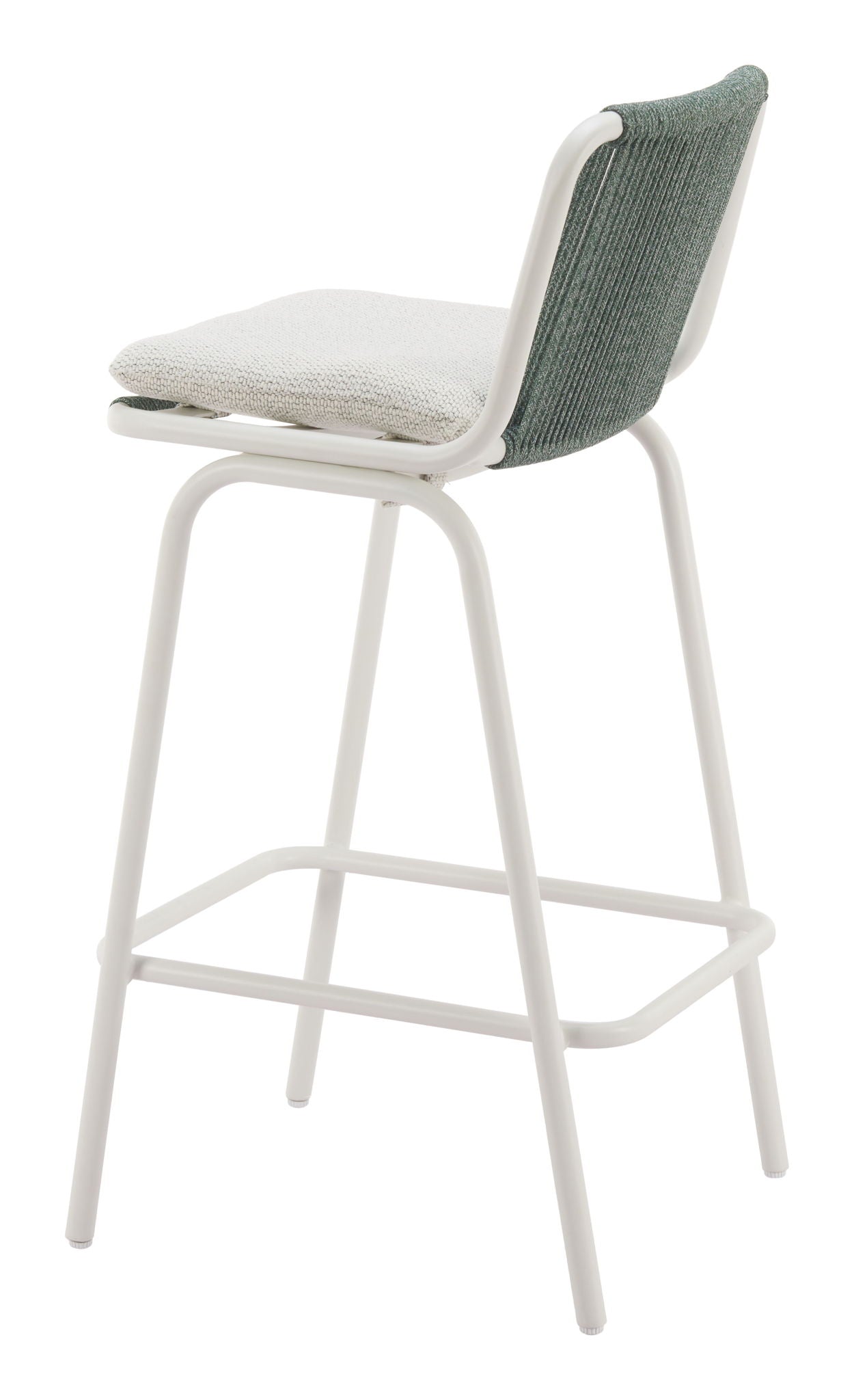 Luft - Outdoor Barstool (Set of 2) - White / Green