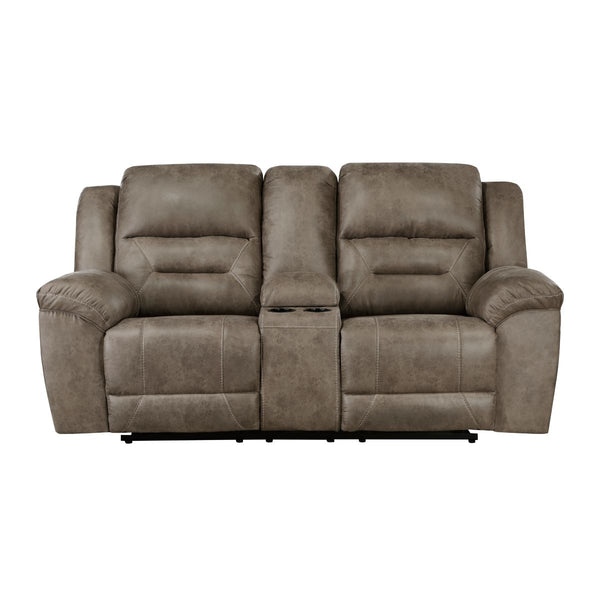 Hazen Double Reclining Love Seat with Center Console