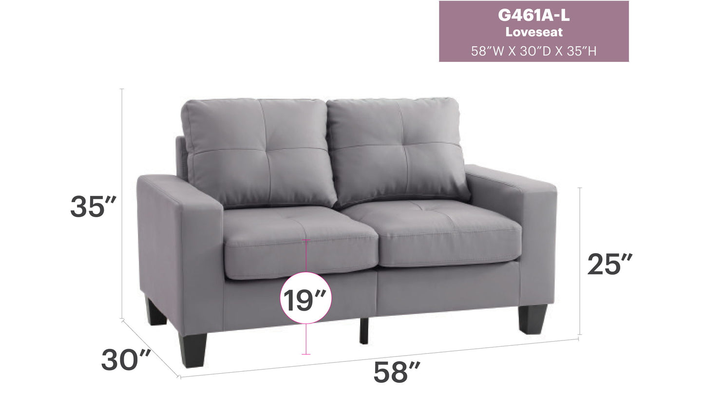 Glory Furniture - Newbury - 58" Modular Loveseat