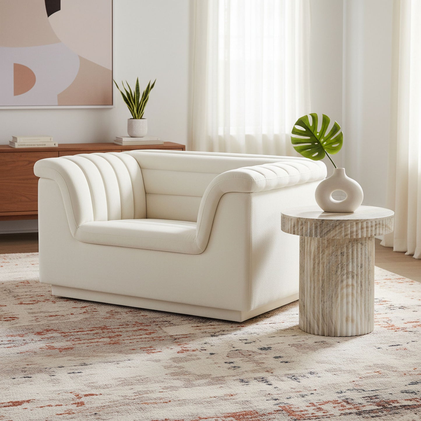 Cascade - Velvet Chair