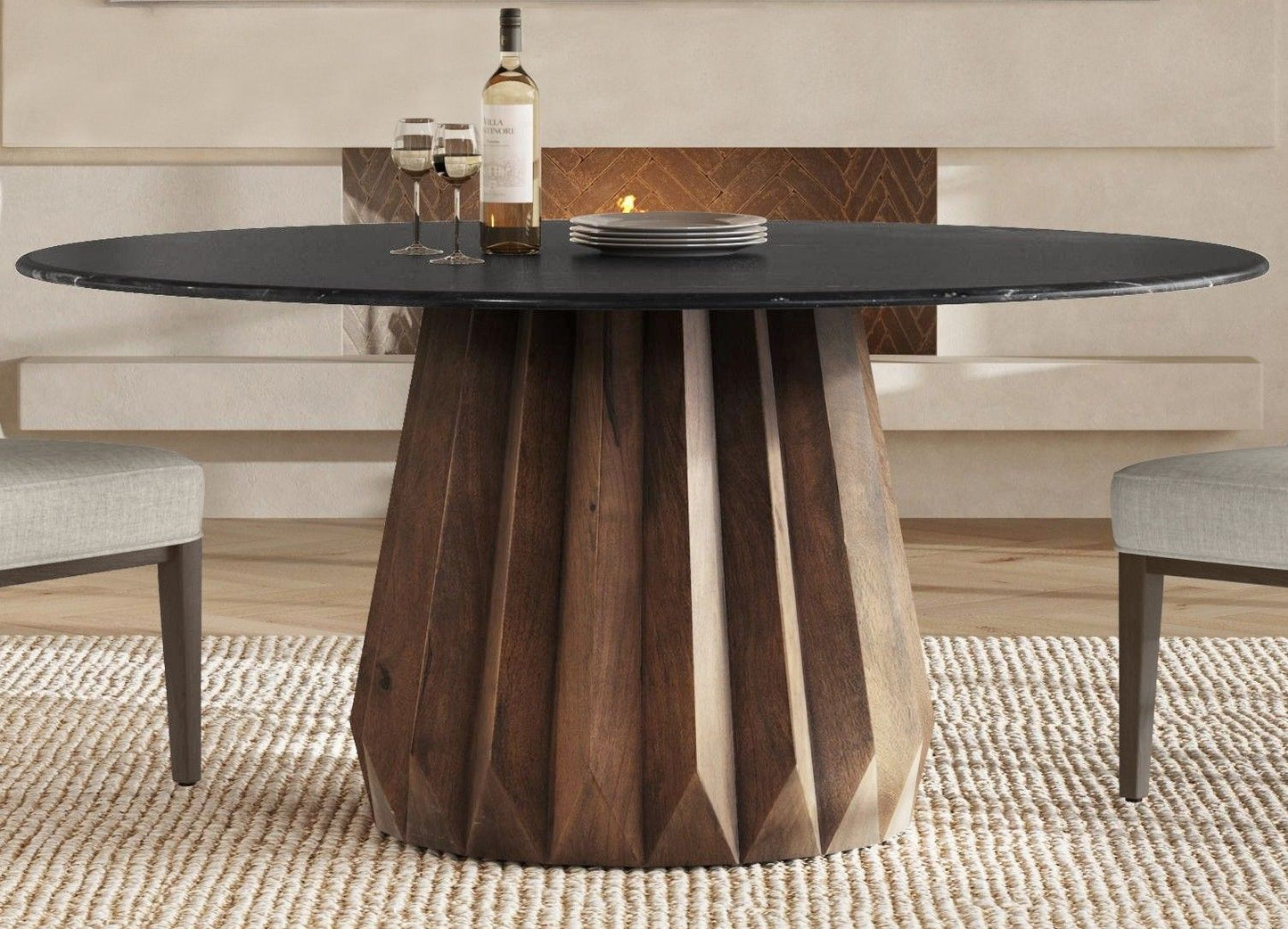 Jennings - Dining Table - Dark Brown