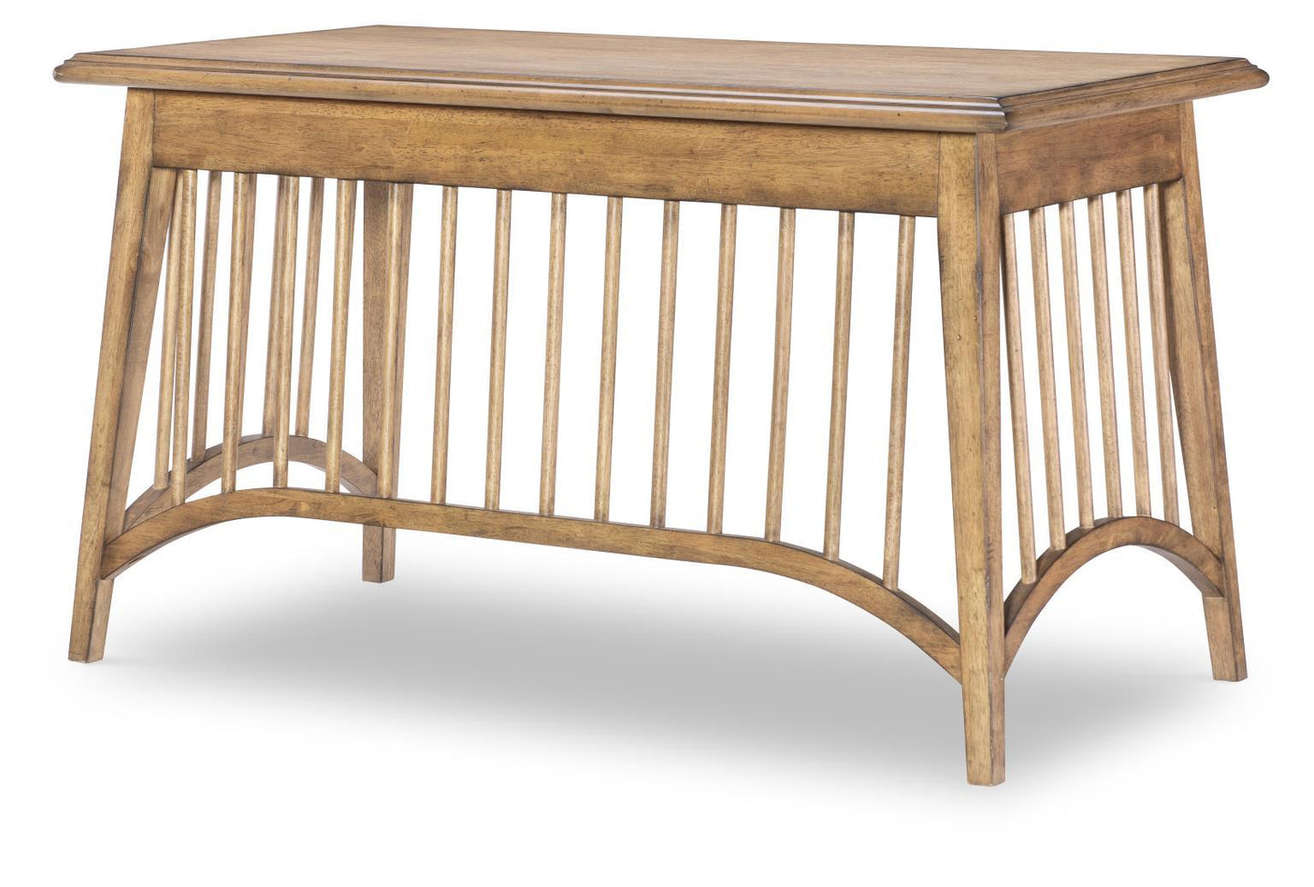 Vintage Market - Spindle Base Writing Desk - Barnwood Oak