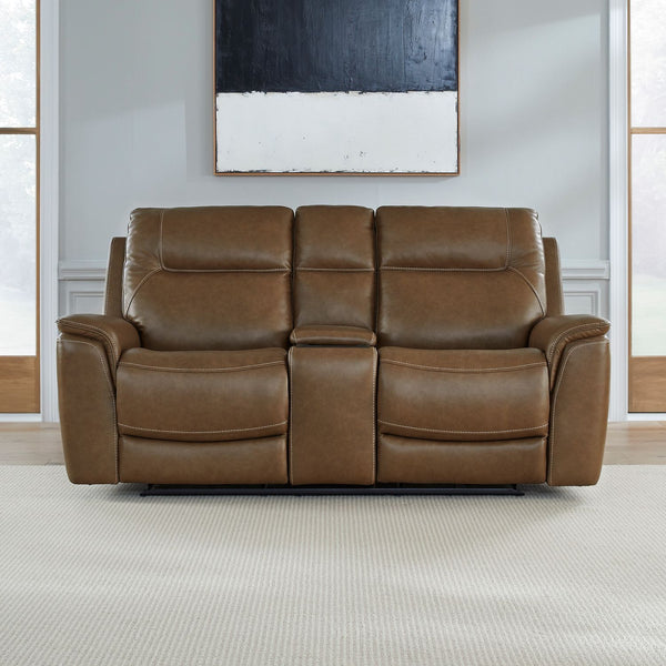 Collins - Loveseat With Console P3 & ZG - York Chestnut