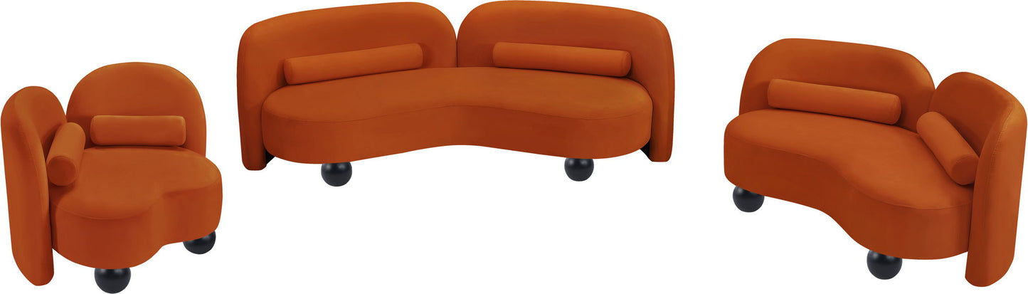Daphne - Velvet Loveseat