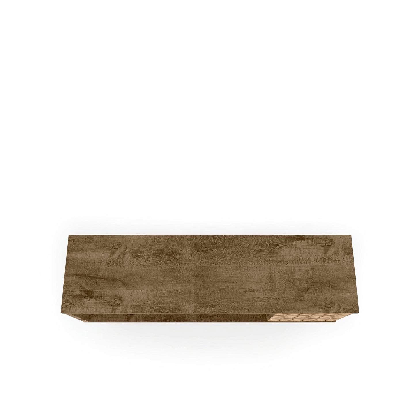 Manhattan Liberty - 53" TV Stand With Rustic Brown Frame