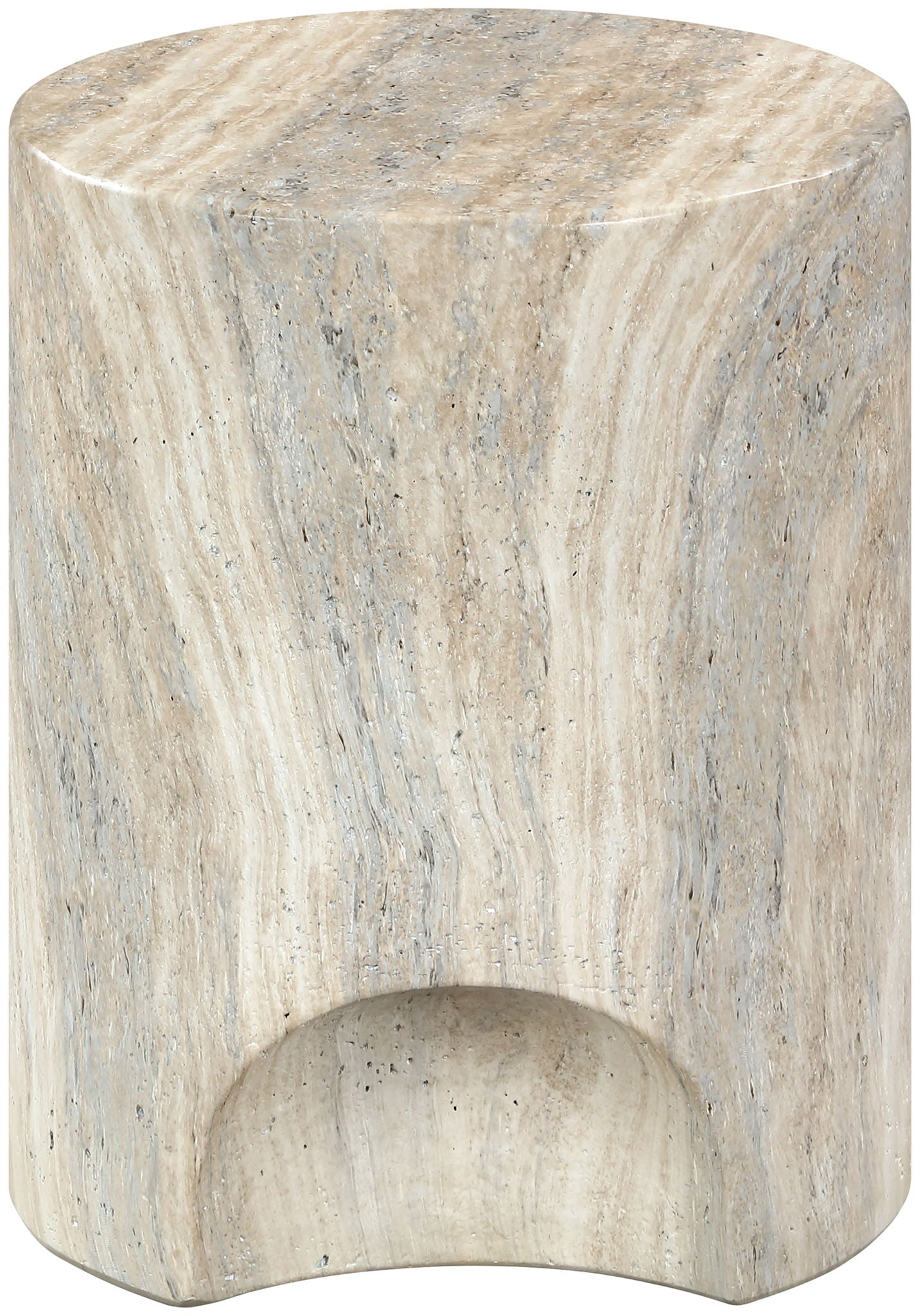 Olira - Concrete And Fiberglass Indoor / Outdoor End Table