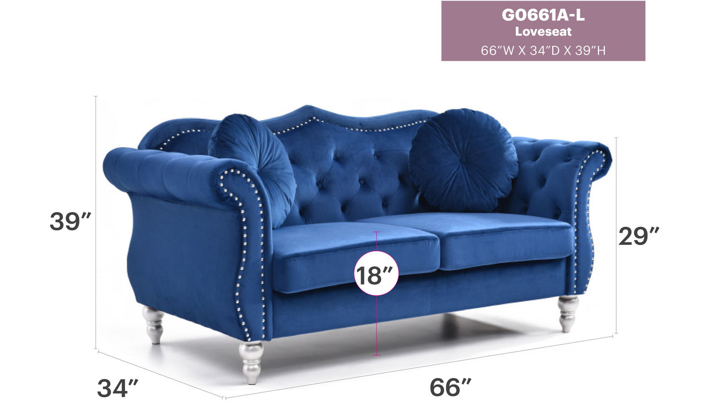 Glory Furniture - Hollywood - Loveseat