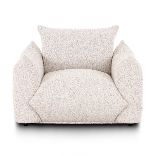 Saint Tropez - Nubby Fabric Armchair - Sand