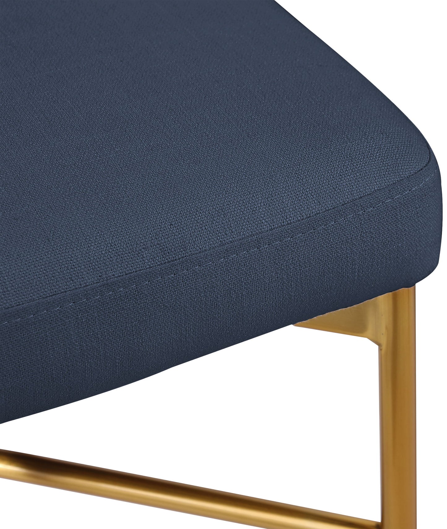 Rivage - Durable Stool With Gold Frame (Set of 2)