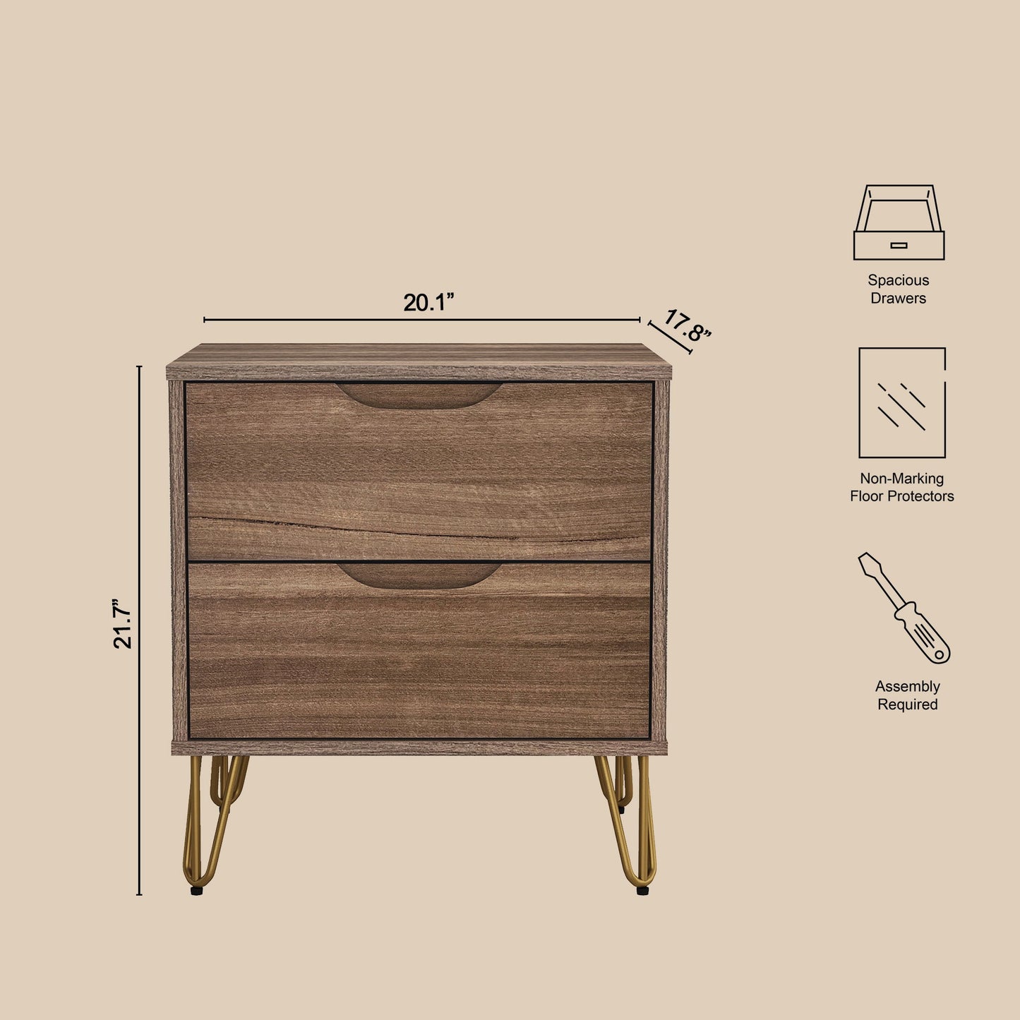 Manhattan Avira - Nightstand