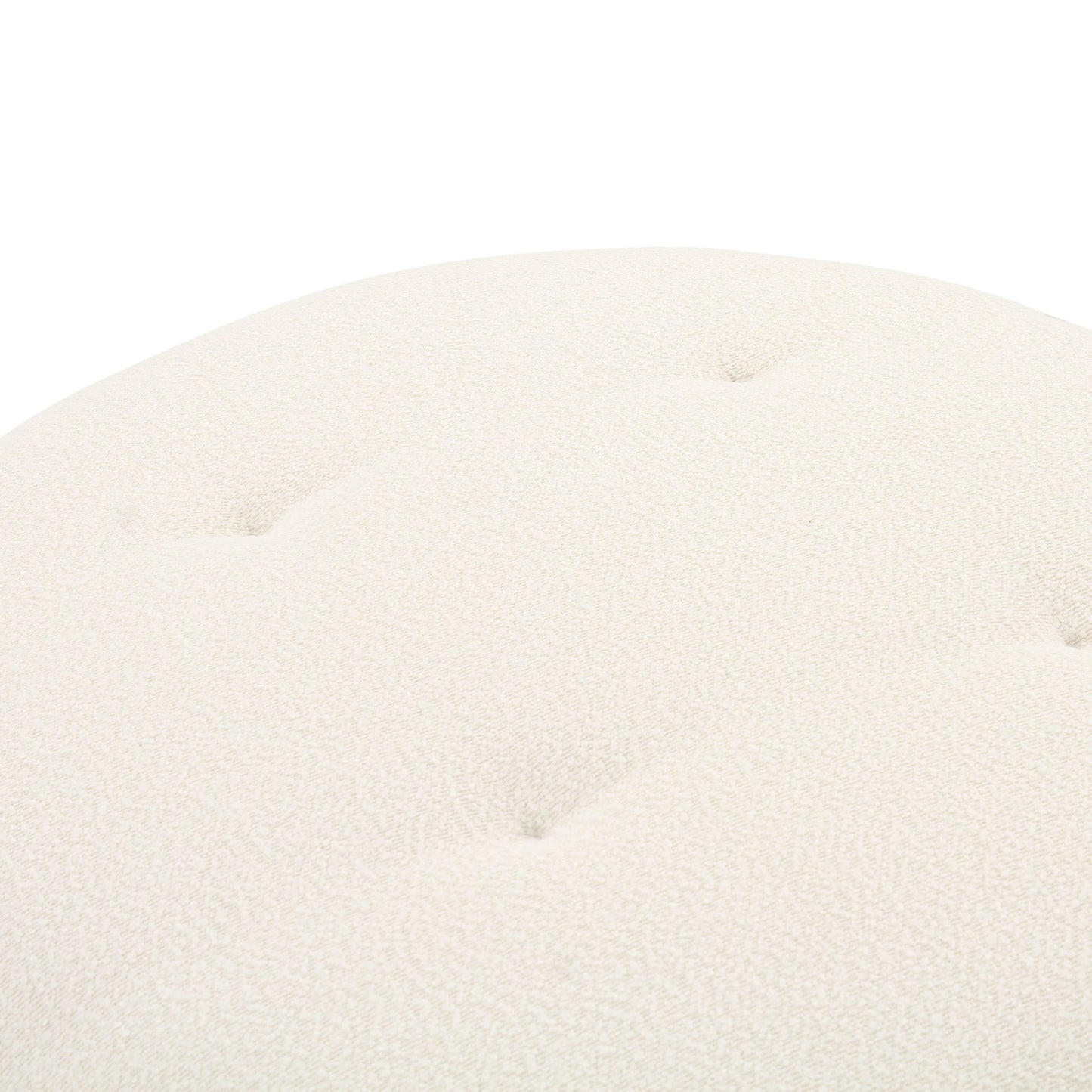 Fickle - Swivel Ottoman - Cream