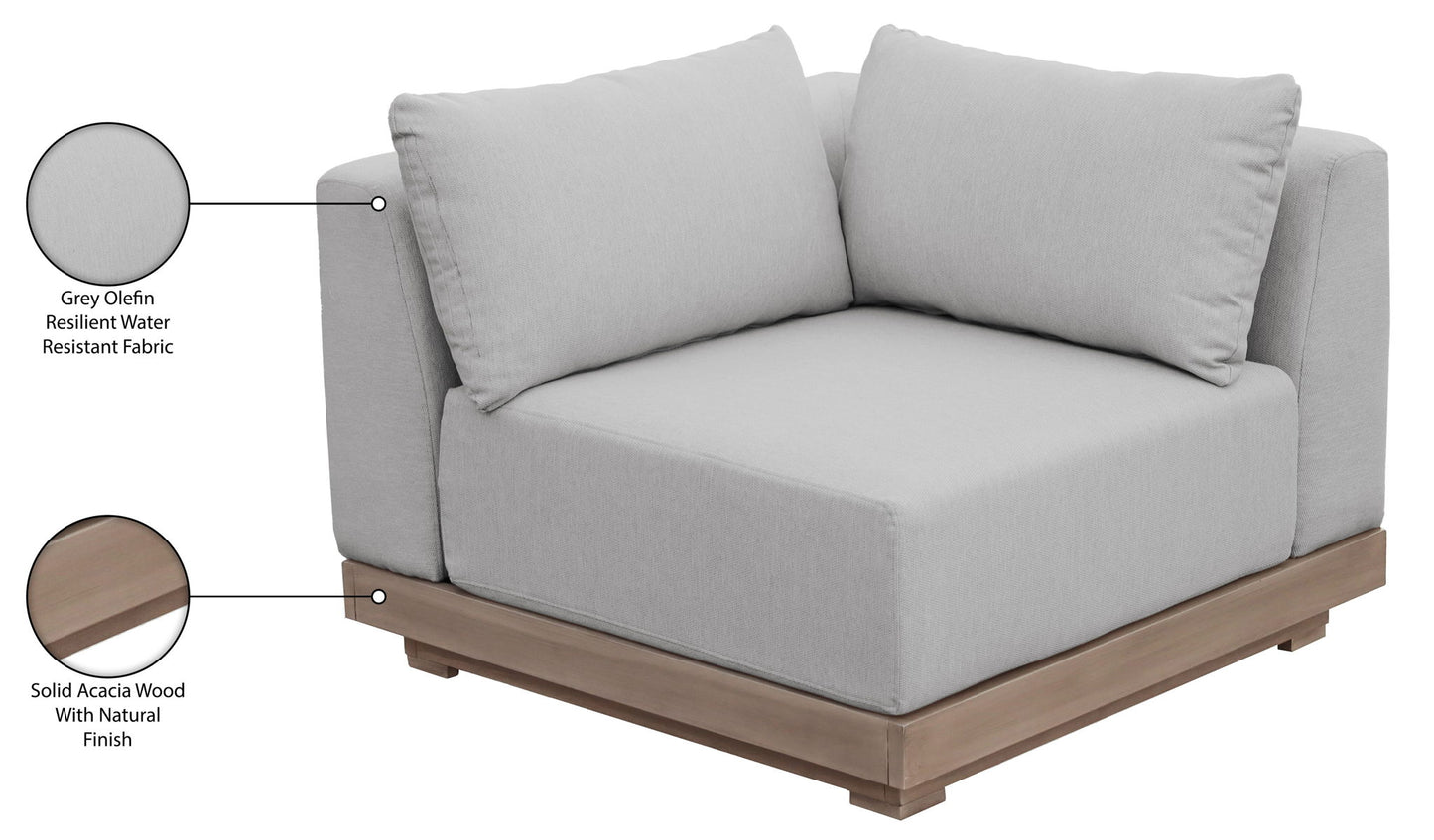 Solace - Olefin Performance Fabric Outdoor Patio Modular Corner Chair