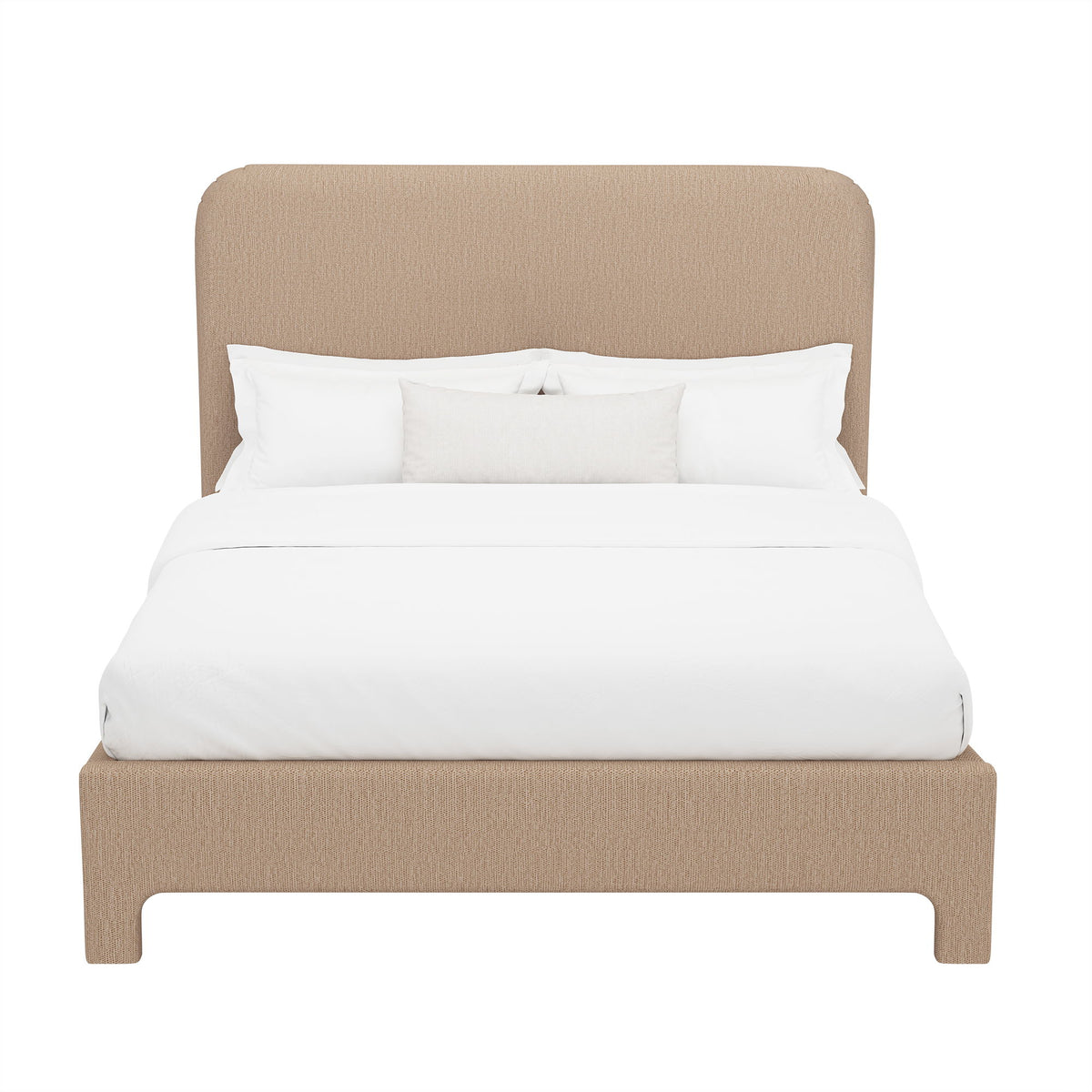 Layton - Rounded Corner Upholstered Bed
