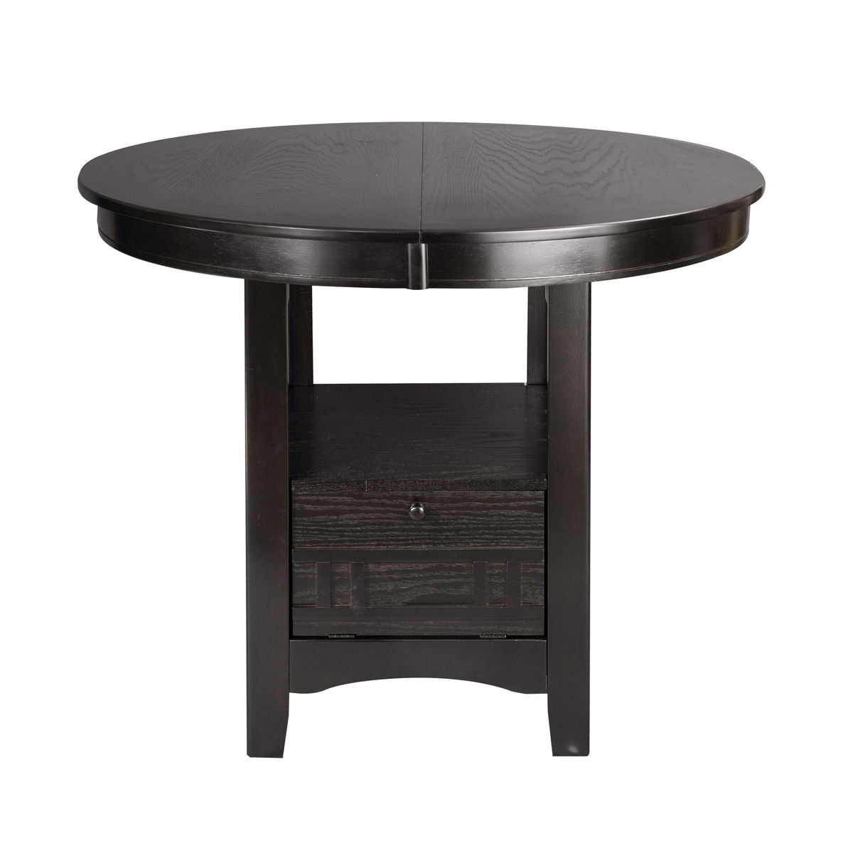 Junipero Round/Oval Counter Height Table with Storage Base