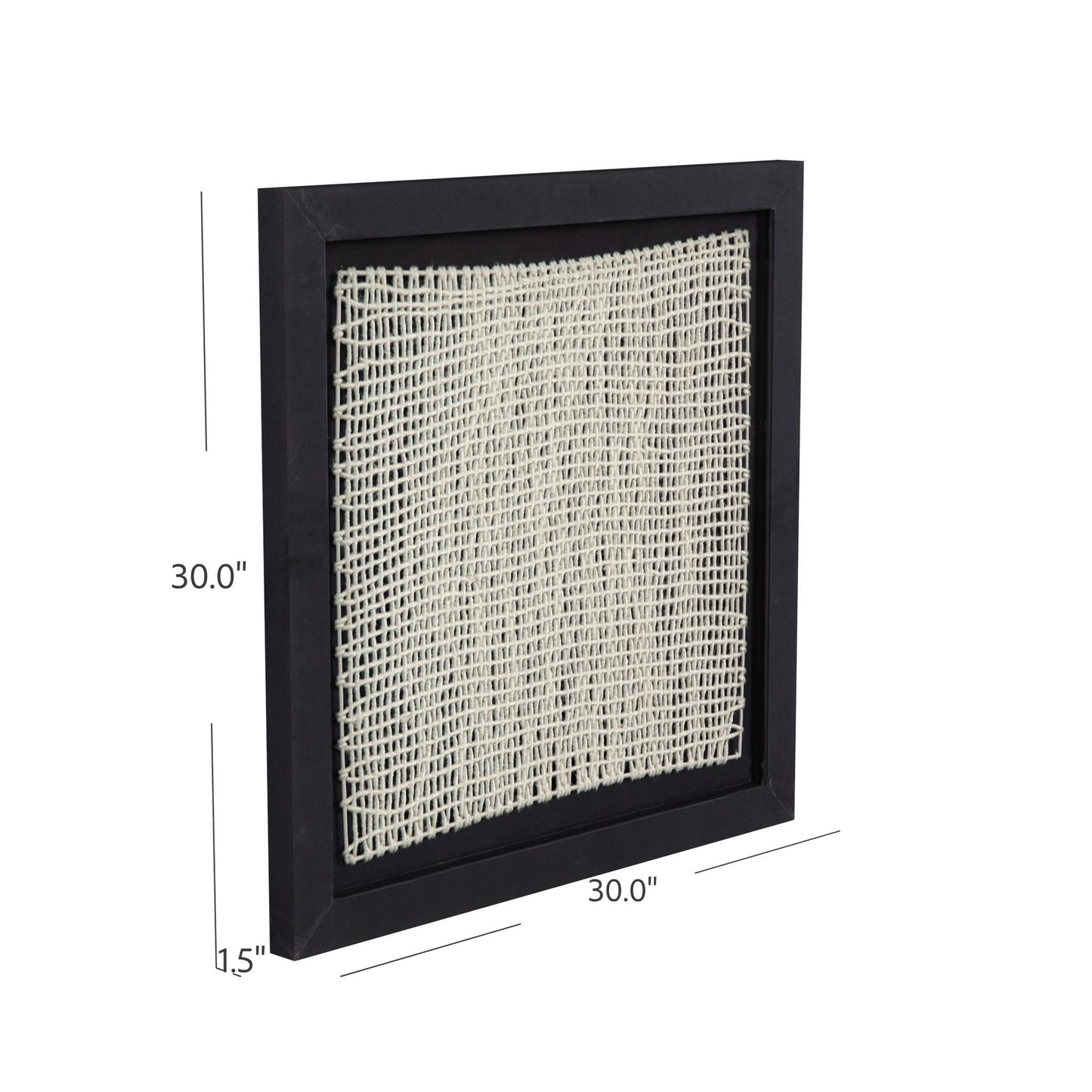 Woven Wall Art - Black