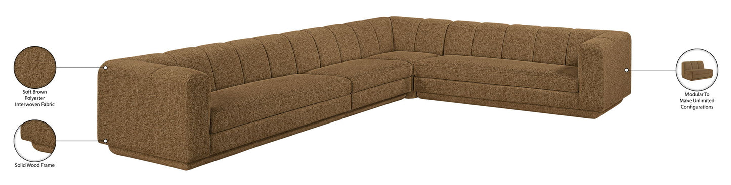 Modari - Sectional - Brown