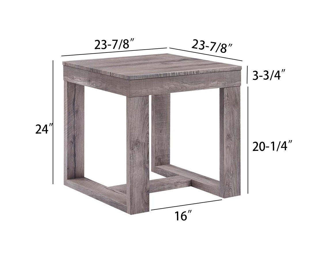 Knott - Table Set (Coffee & 2 End Tables) - Light Brown