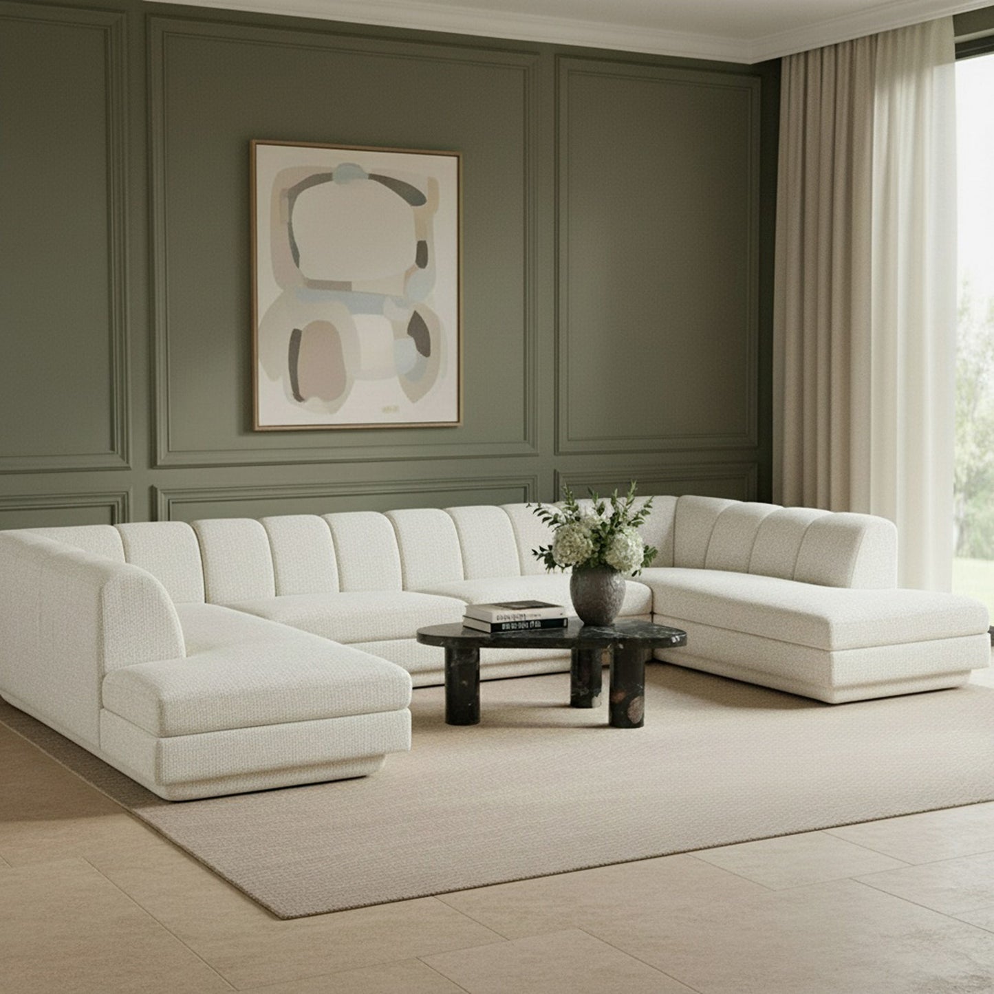 Modari - Sectional - Cream