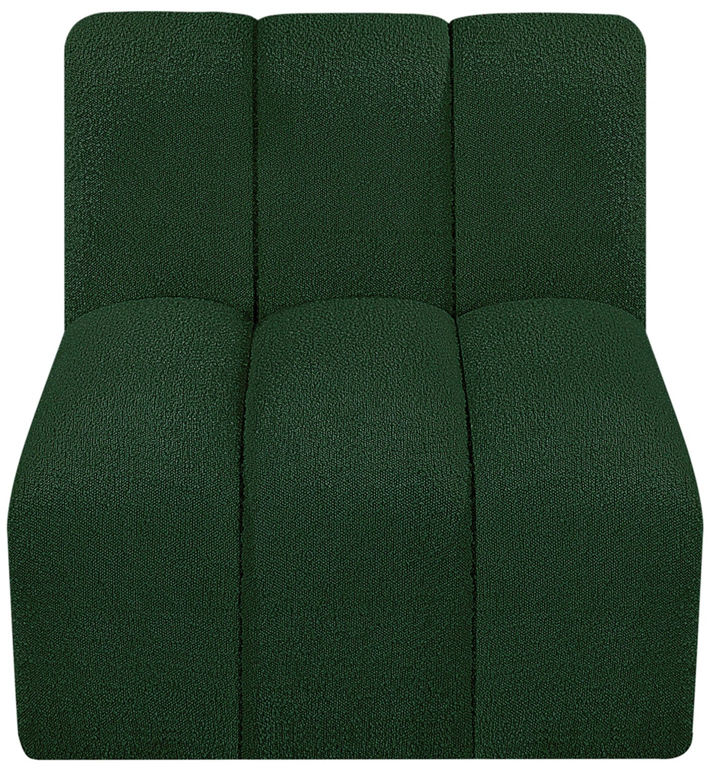 Arc - Boucle Fabric Straight Chair