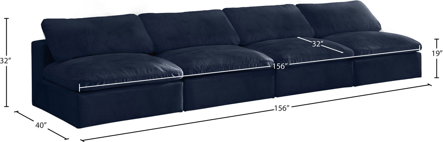Cozy - Modular Armless 4 Seat Sofa