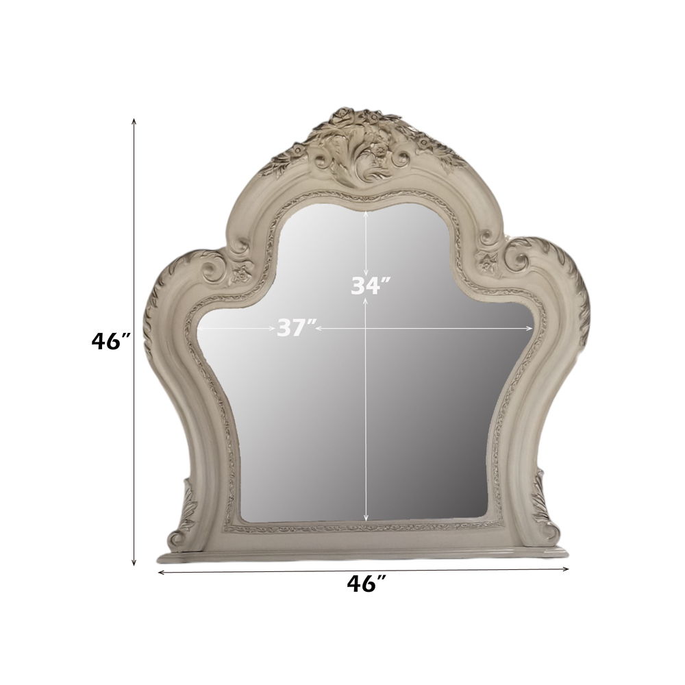 Dresden II - Mirror - Bone White