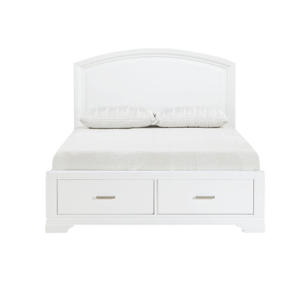 Hudson Full Platform Bed with Footboard Storage