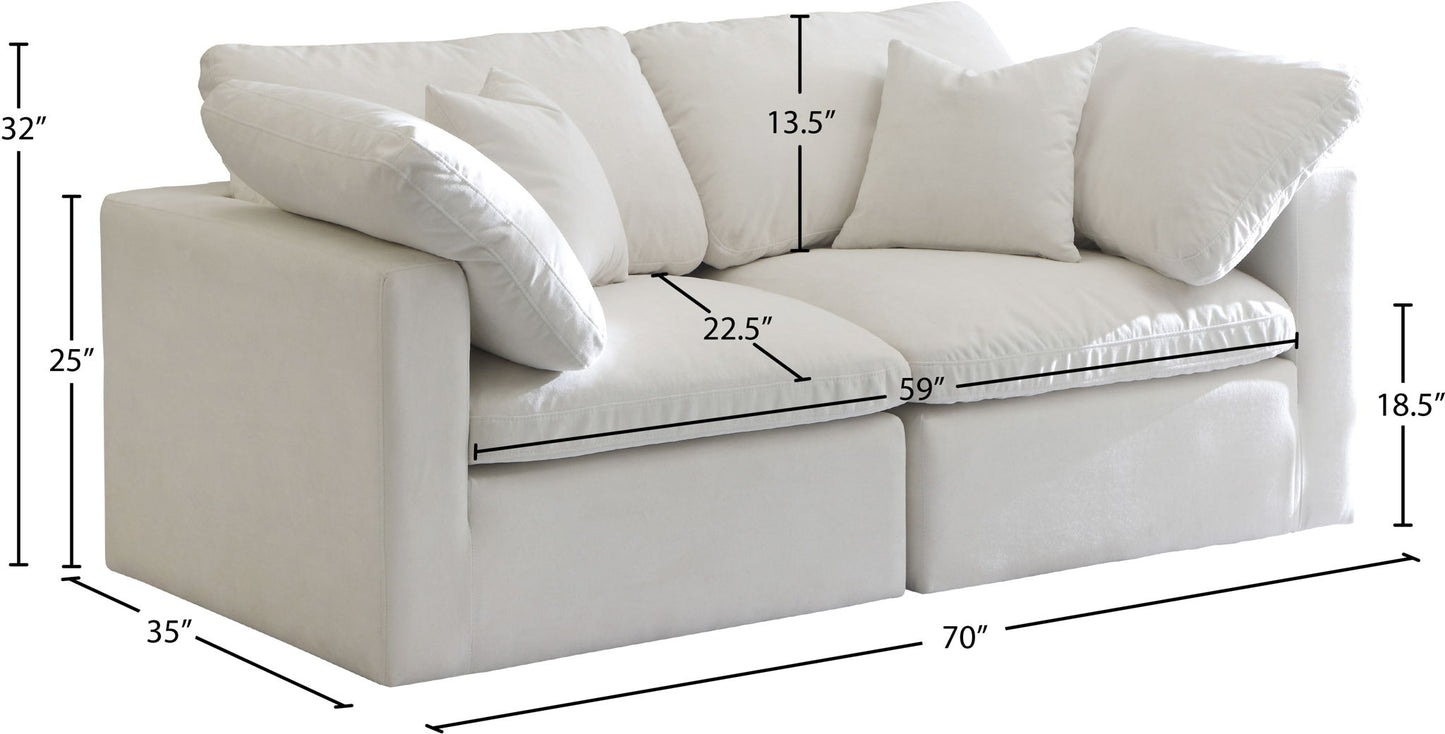 Plush - Modular 2 Seat Sofa