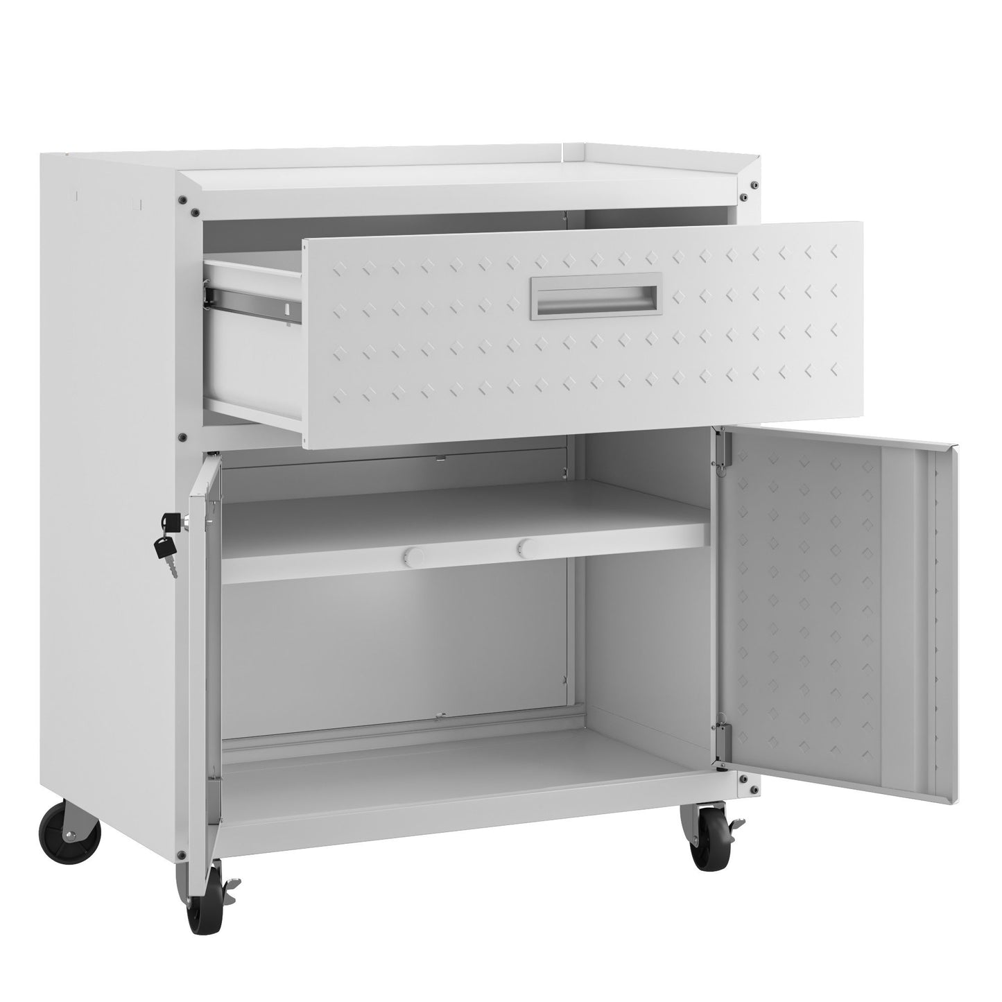 Manhattan Fortress - Rolling Garage Cabinet