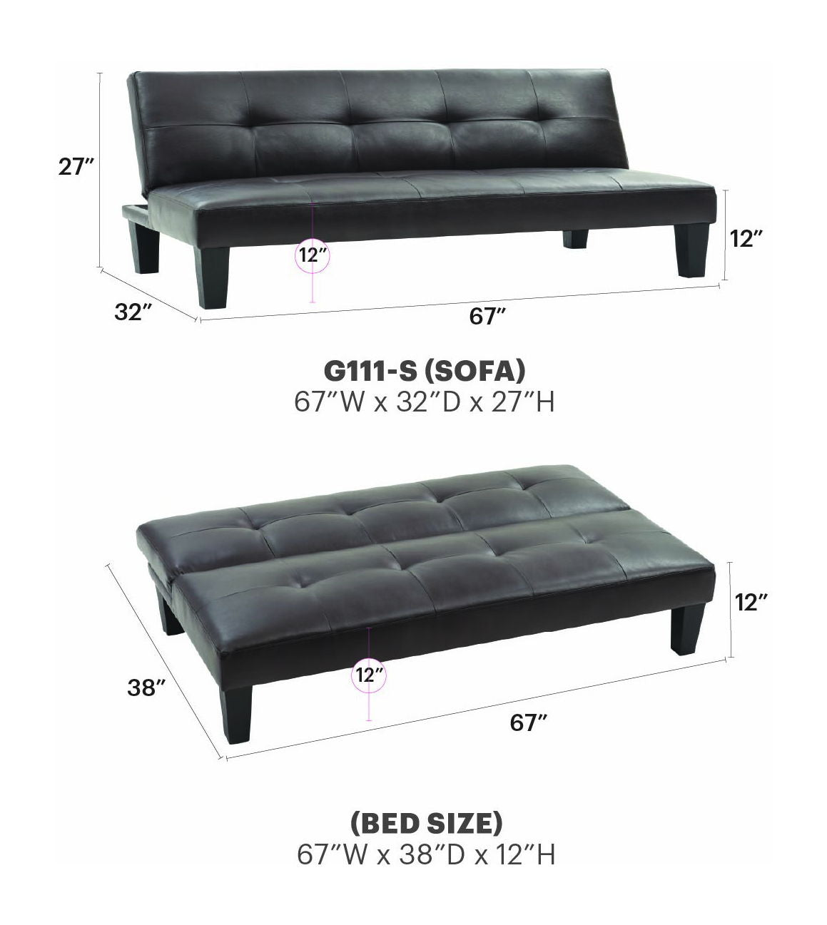 Glory Furniture - Alan - Sofa Bed