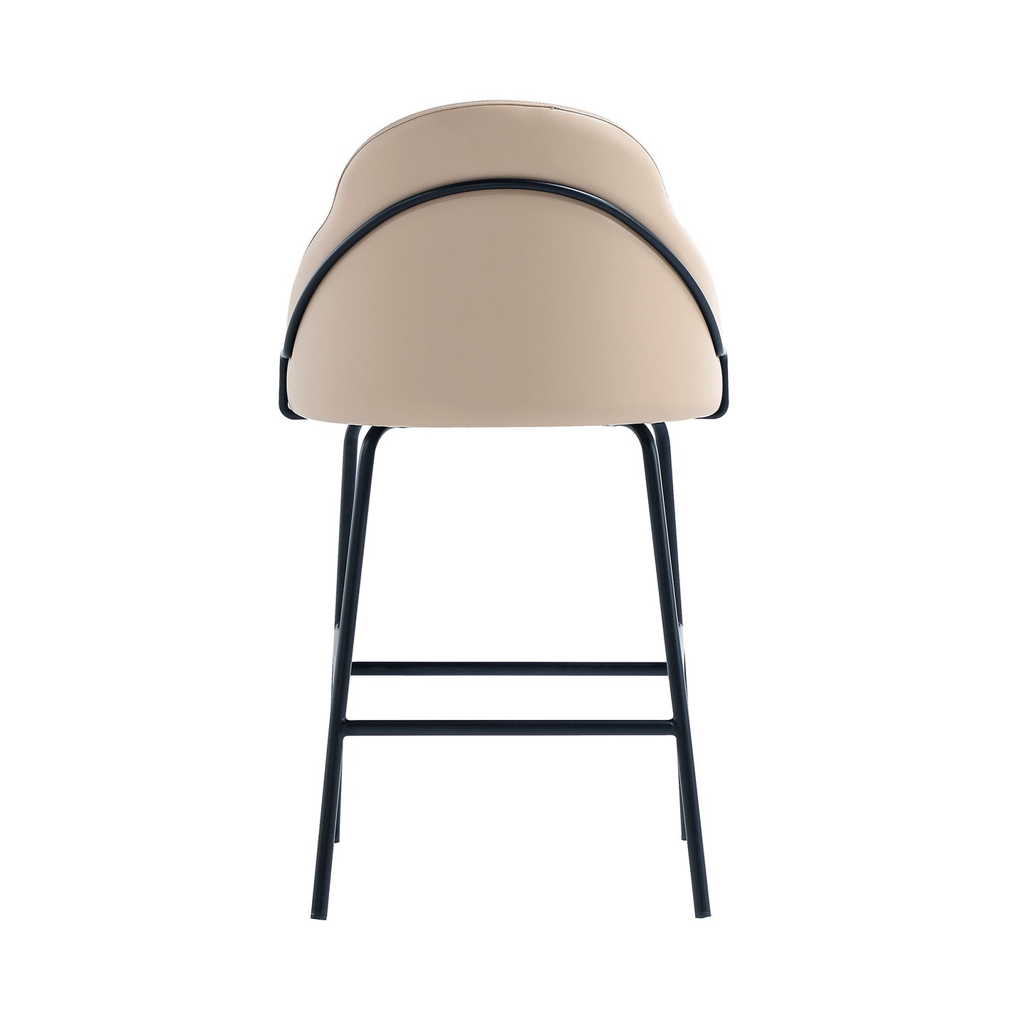 Manhattan Gracie - Counter Stool With Black Base