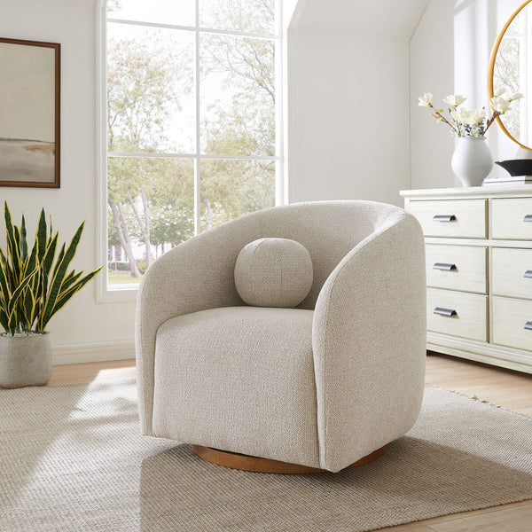 Holland Swivel Armchair - Dove Gray