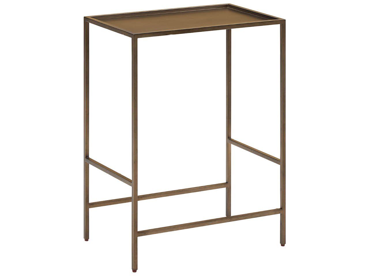 Montclair - Metal Side Table - Light Brown