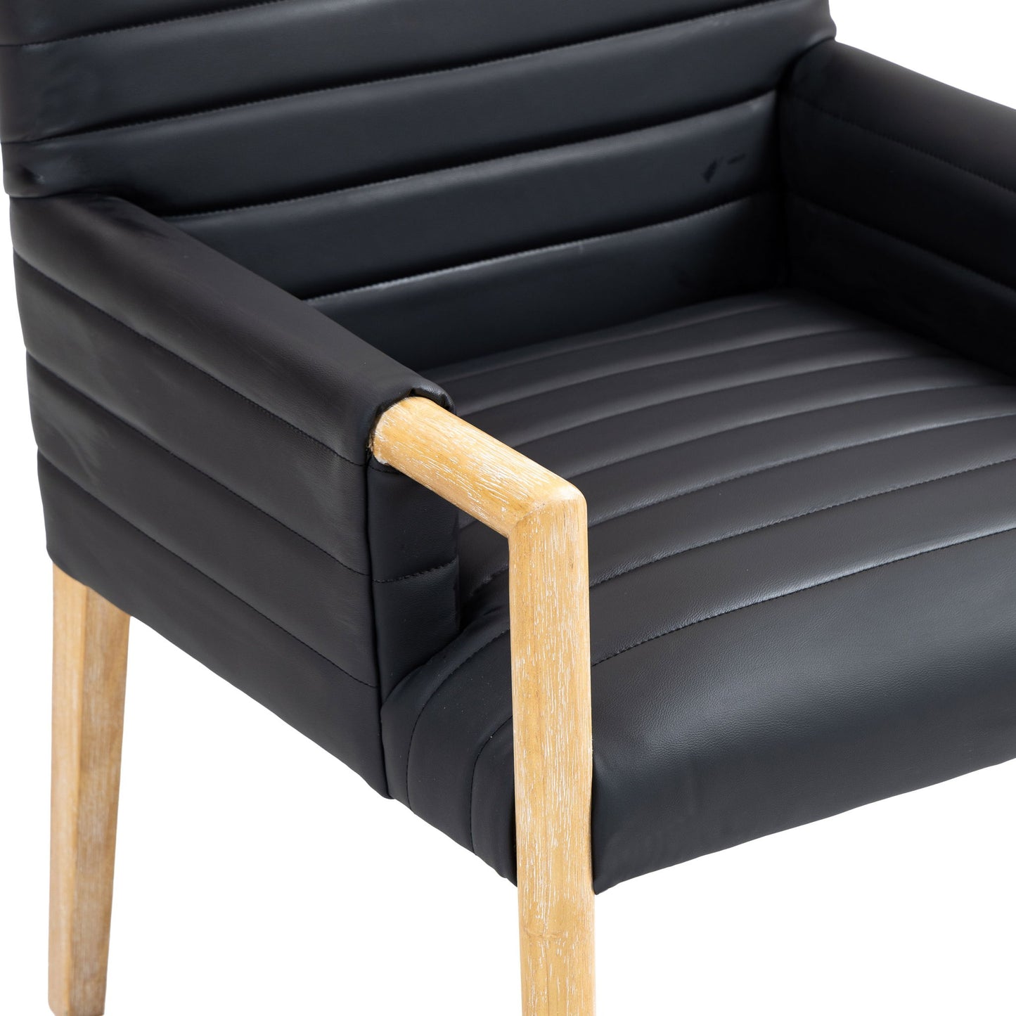 Aimee - Dining Arm Chair - Light Brown Legs