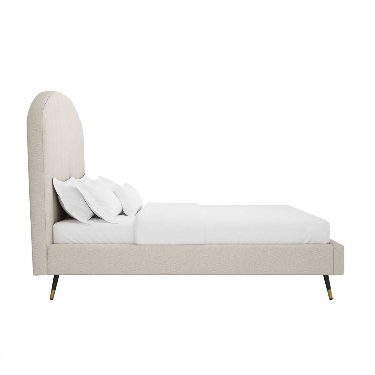 Liraine - Arched Channel Upholstered Bed