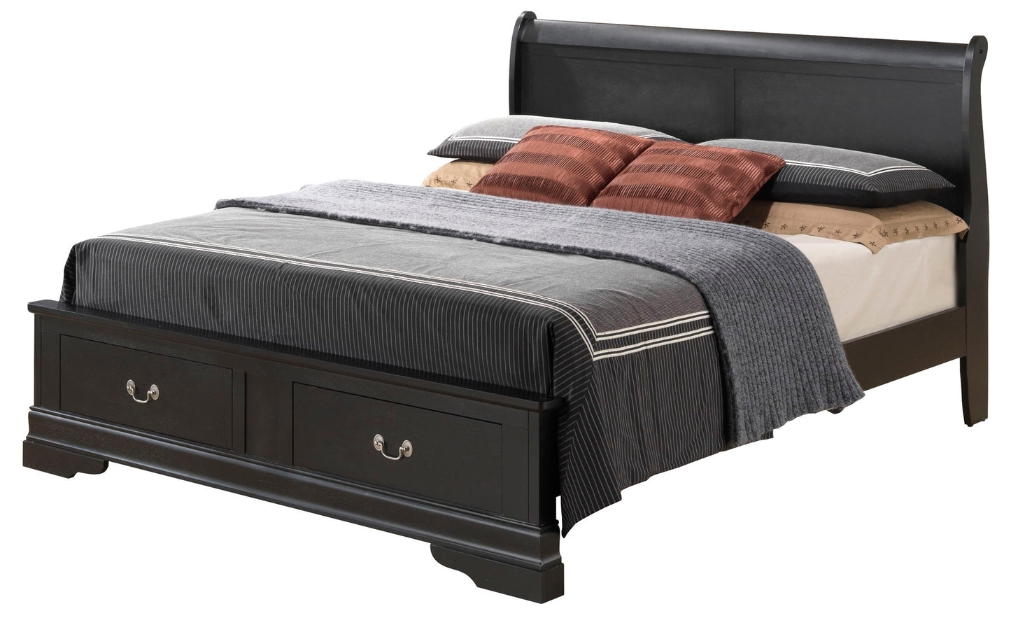Glory Furniture - Louis Phillipe - Storage Bed