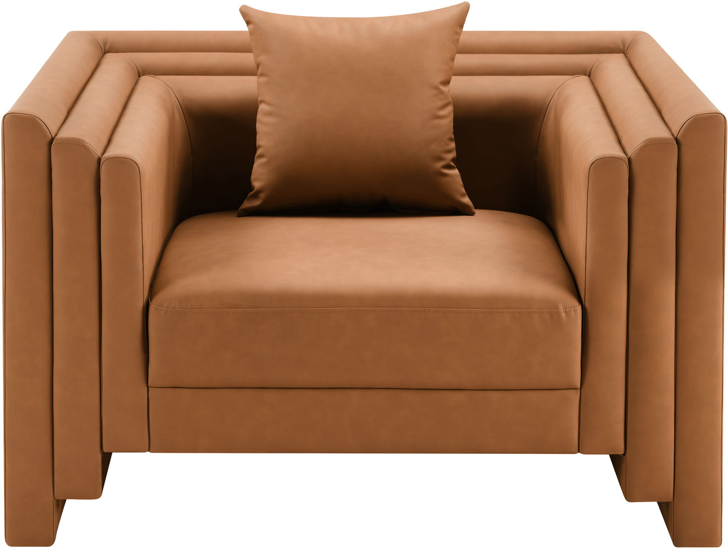 Everett - Vegan Leather Upholstered Chair