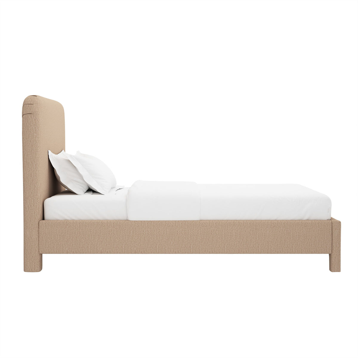 Layton - Rounded Corner Upholstered Bed