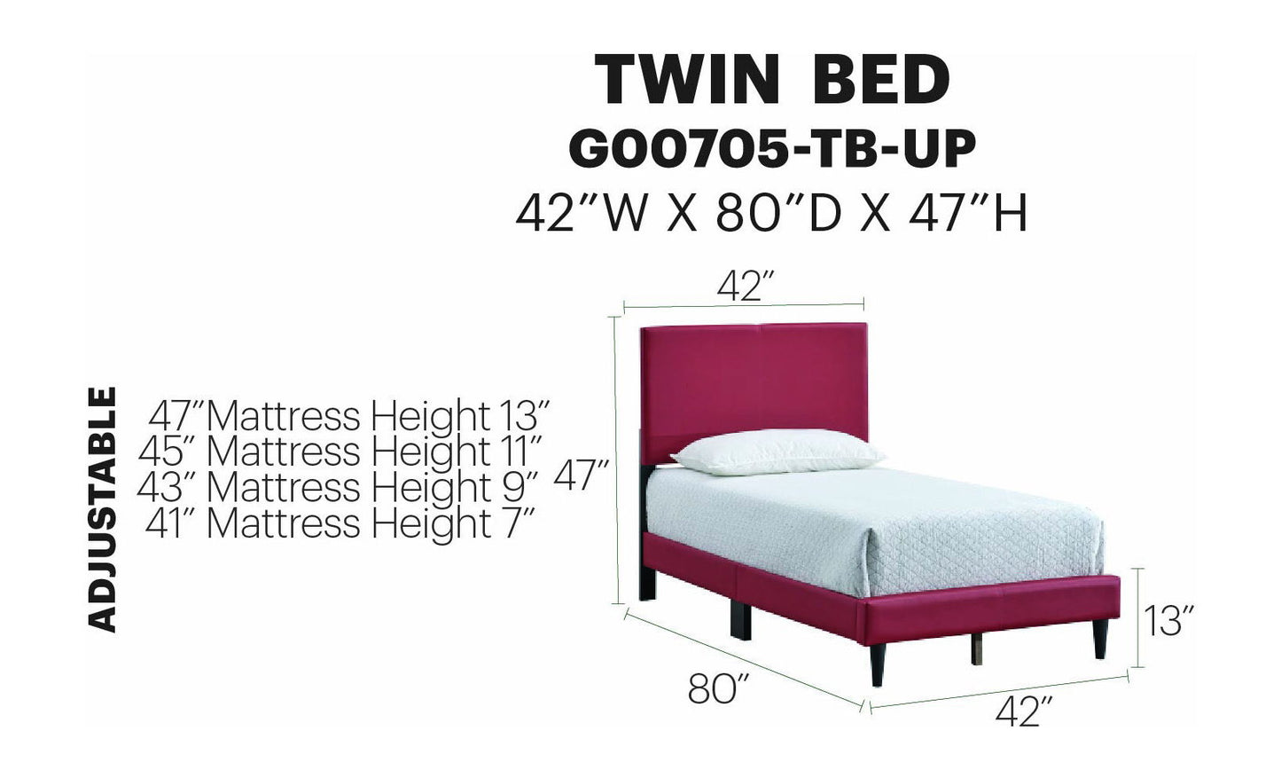 Baron - Upholstered Platform Bed