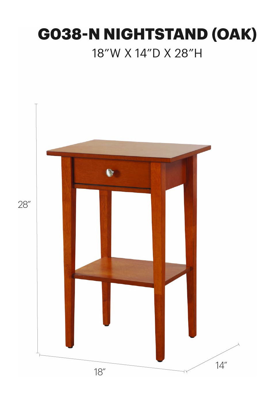 Glory Furniture - Dalton - Nightstand