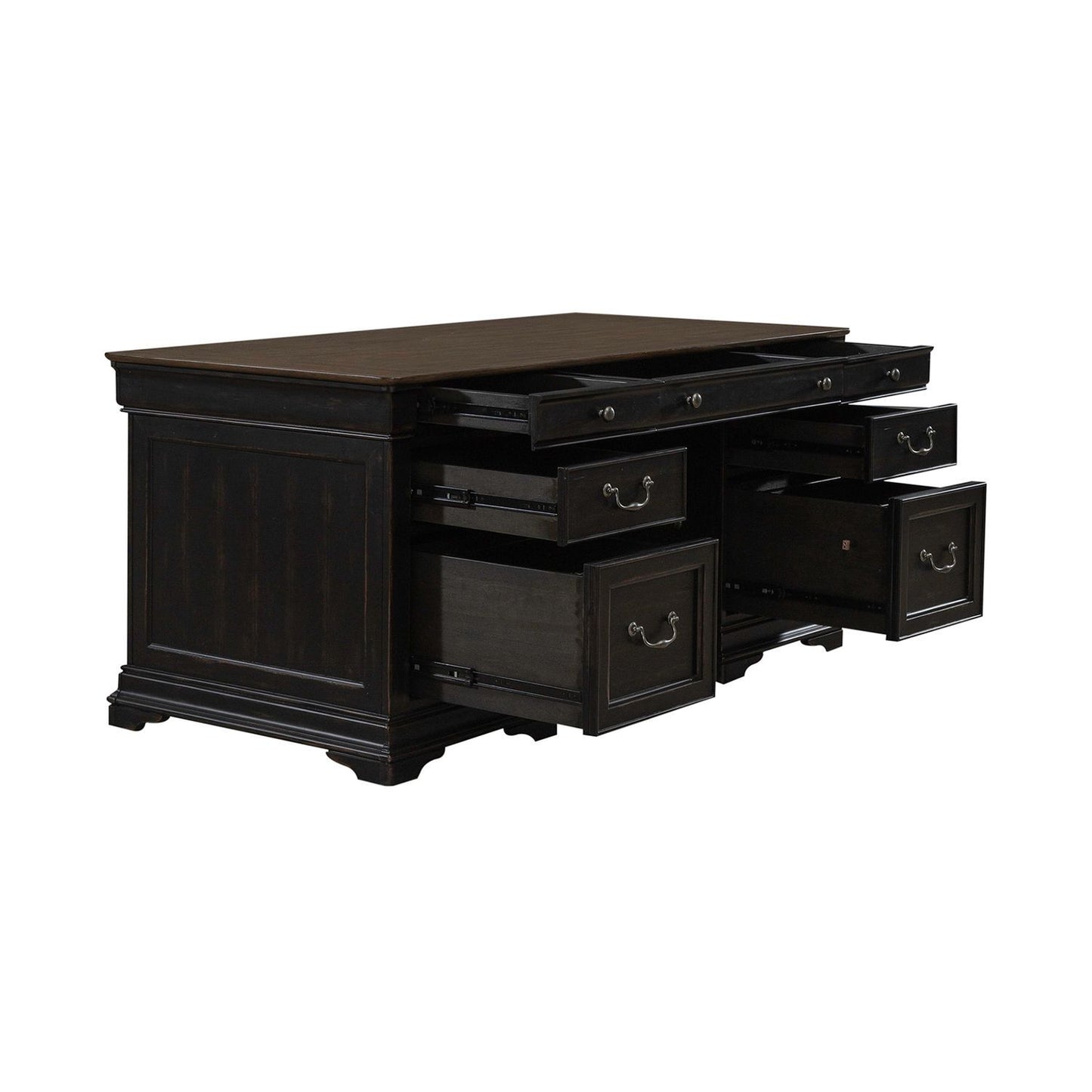 Meritage - Jr Executive Desk - Black