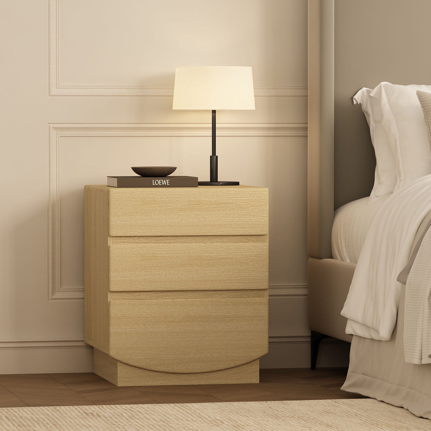 Manhattan Ardea - 3-Drawer Nightstand