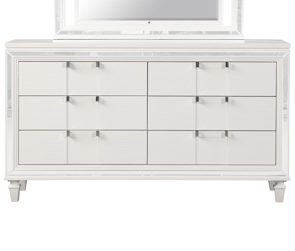 Genoa - Dresser - Sparkling White
