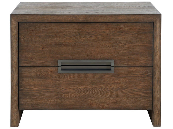 Modern - Atlas Drawer Nightstand - Dark Brown