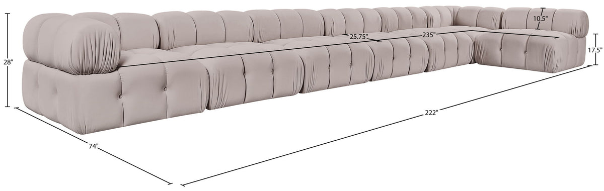Orin - 7 Piece Modular Sectional (5 Modular Chairs, 2 Corner Chairs)